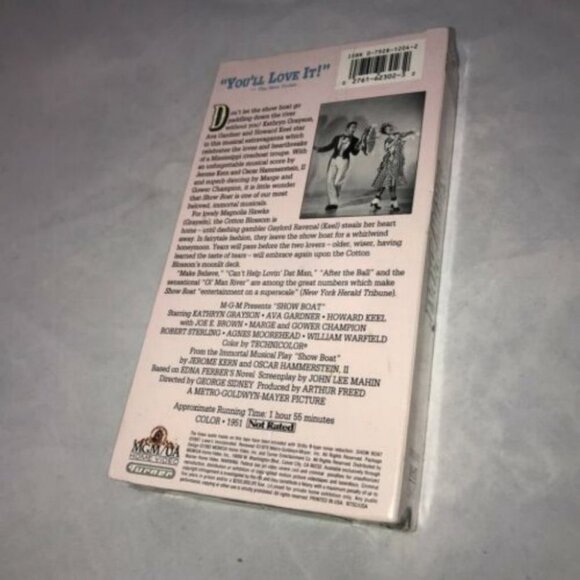 Show Boat VHS, 1992  MGM Musical sealed New - Picture 8 of 8